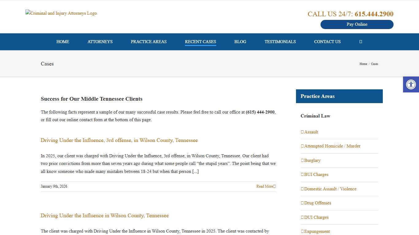 Cases Archive - Criminal and Injury Attorneys